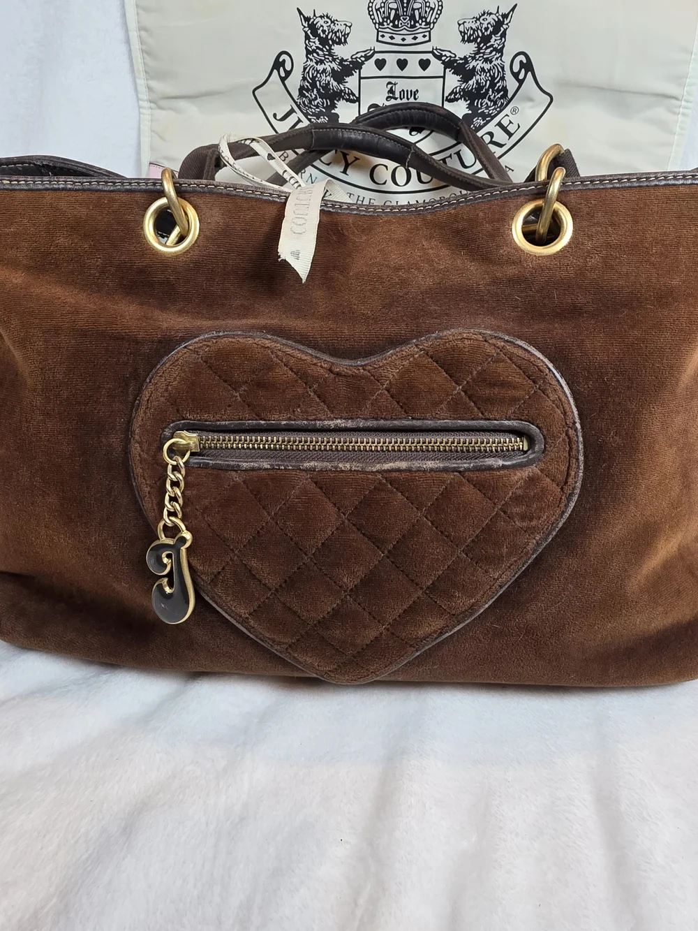 Juicy Couture Brown 'Couture Baby' Enfant De Juicy Tote Bag
